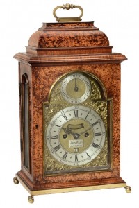 A 18th Century 'mulberry' bracket clock