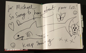 Damien Hirst signed book