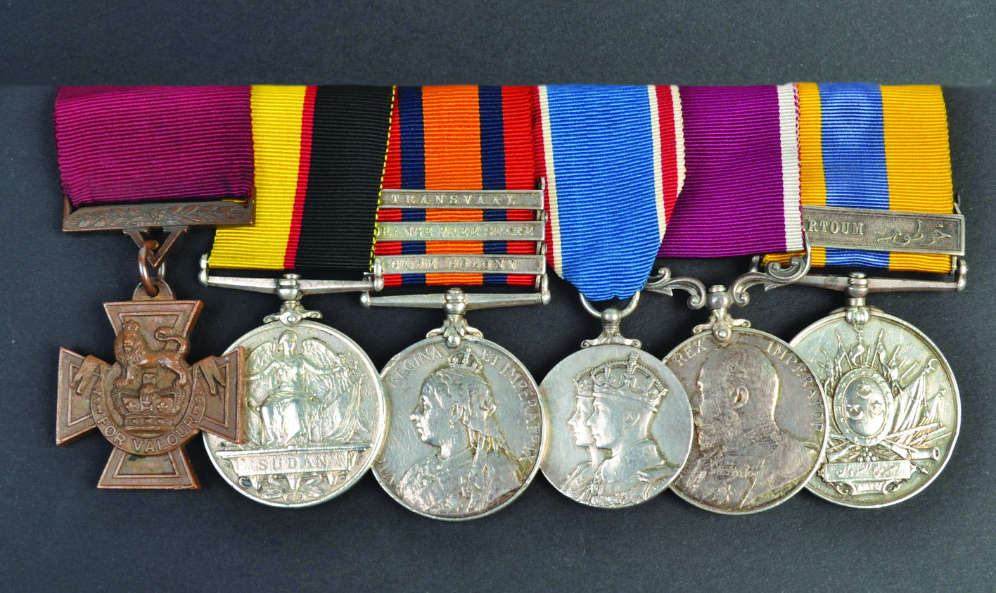 Medals awarded to Private Thomas Byrne. 