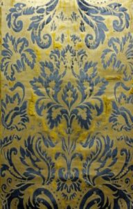 Louis XIV Cut Velvet Panel